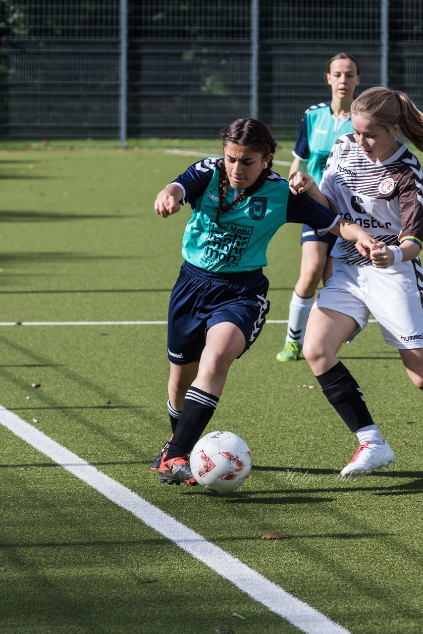 Bild 258 - B-Juniorinnen Wedel - St. Pauli : Ergebnis: 1:2